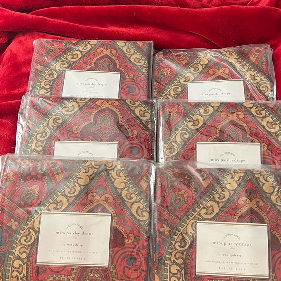 Pottery Barn Mira Paisley Drape - Picture 3 of 4